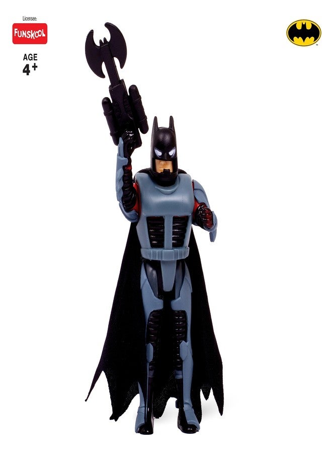 Funskool Gotham Knight Batman Action Figure Toy for Kid, 6 Inch, Classic DC Superhero with Articulation, Movie Inspired Collectible, Ideal Gift for Children, Toys for Kids, Ages 4+ Years - Image 2